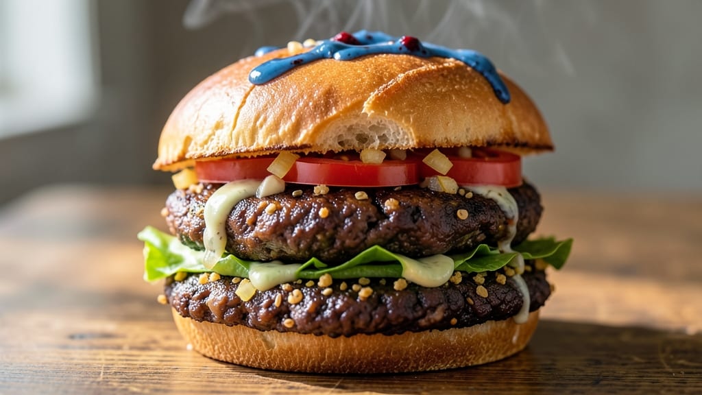 Burger 21 Black Bean Burgers Recipe: Smoky Cumin-Crusted, Juicy Centers
