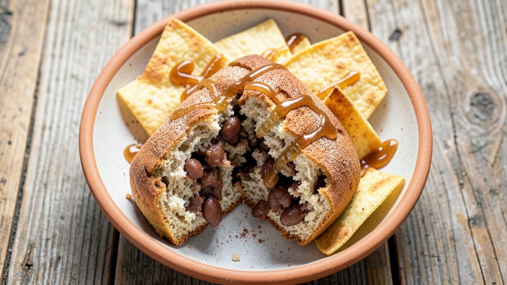 Baked Bean Bread Recipe: Crunchy Tortilla Top Meets Savory Bean Heart
