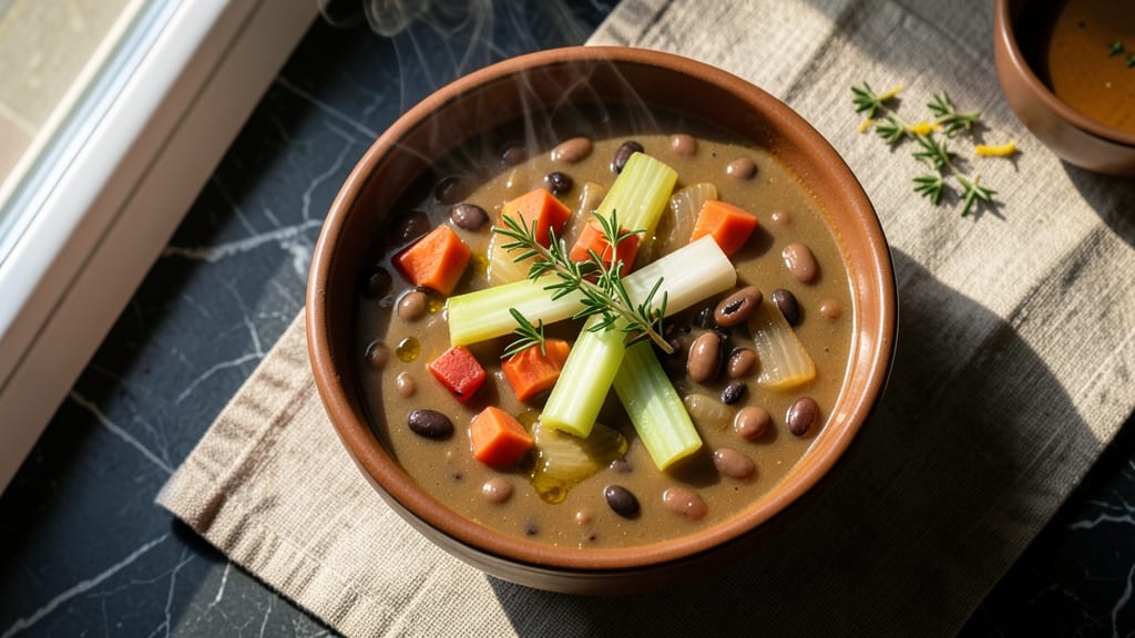 Best Navy Bean Soup Recipe From Scratch: Slow-Simmered Richness With Crispy Herb Topping
