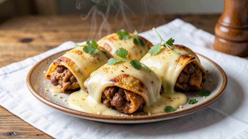 Bean Taquitos Recipe Baked: Crispy Tortilla Crowns With Melty Cheese Rivers