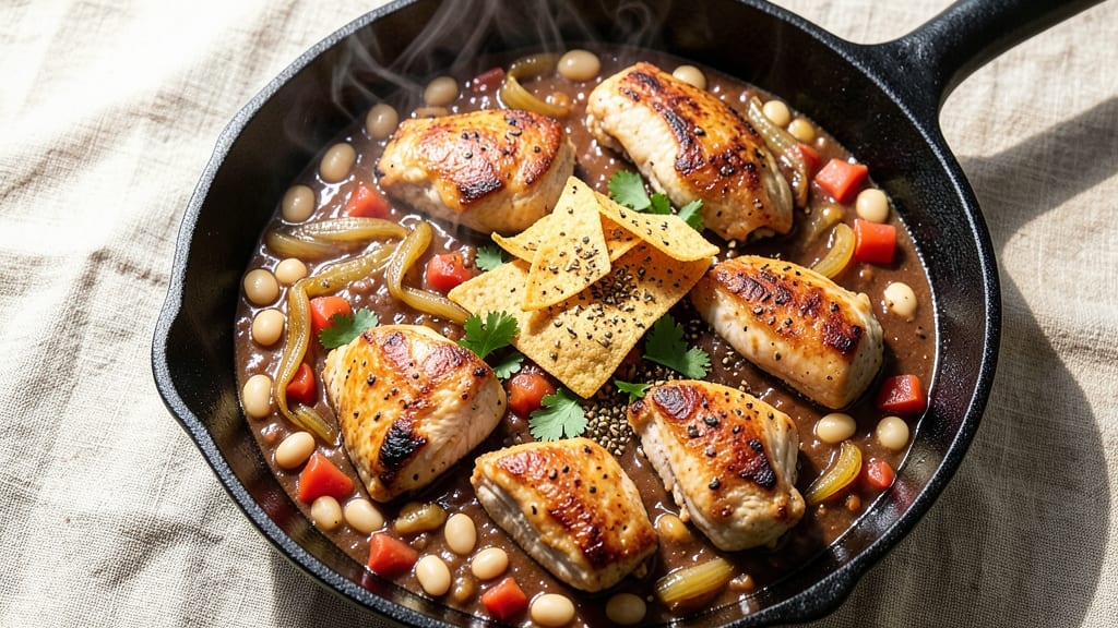 Best White Bean and Chicken Chili Recipe Winner: Smoky Tortilla-Crusted Crowning Touch