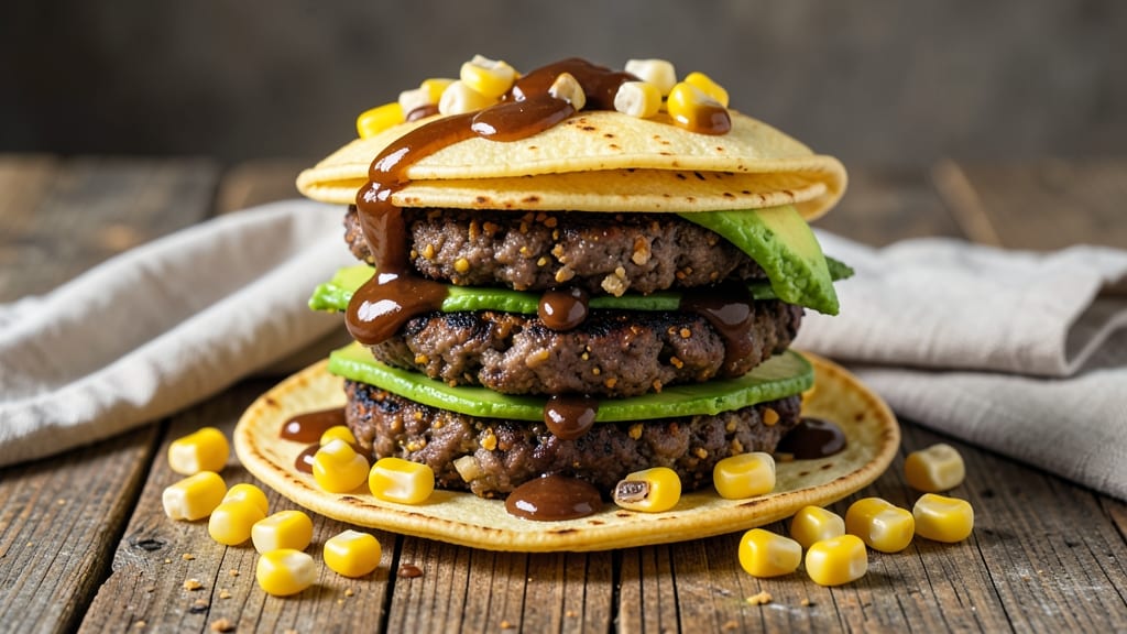 Black Bean and Corn Veggie Burger Recipe: Smoky Cumin and Charred Tortilla Crunch