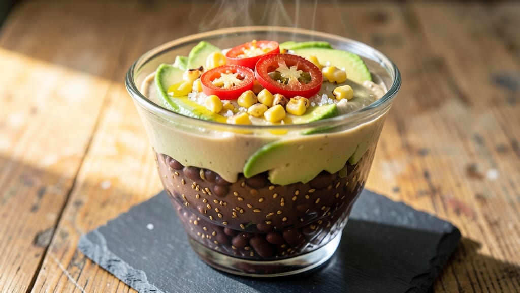 Black Bean Layer Dip Recipe: Smoky Cumin and Tortilla-Crusted Crunch Top