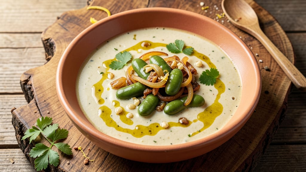 Broad Bean Soup Recipe: Earthy Umami With Silky Bean Velvet