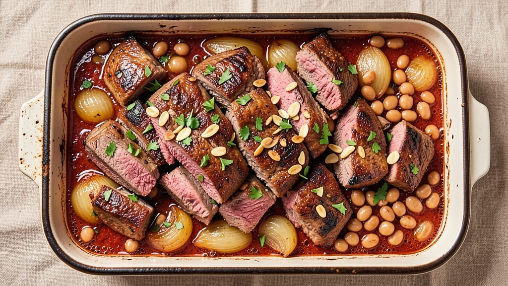 Beef and Bean Casserole Recipe: One-Pan Heartiness With Crispy Tortilla Top