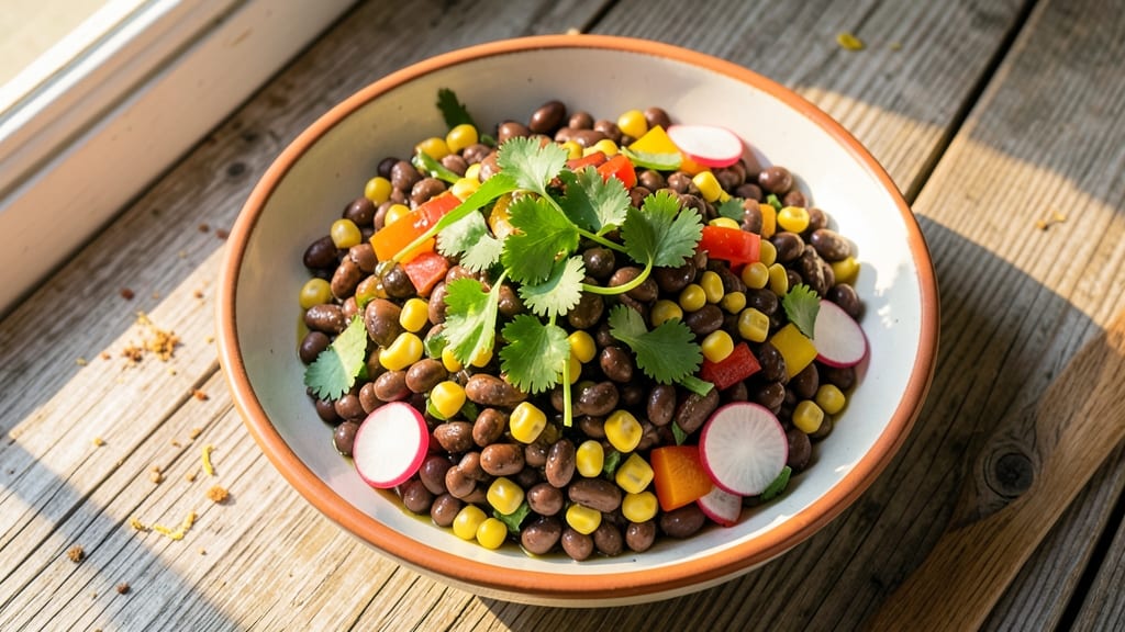 Black Bean Corn Salsa Salad Recipe: Zesty Lime and Cilantro Brightness in 20 Minutes