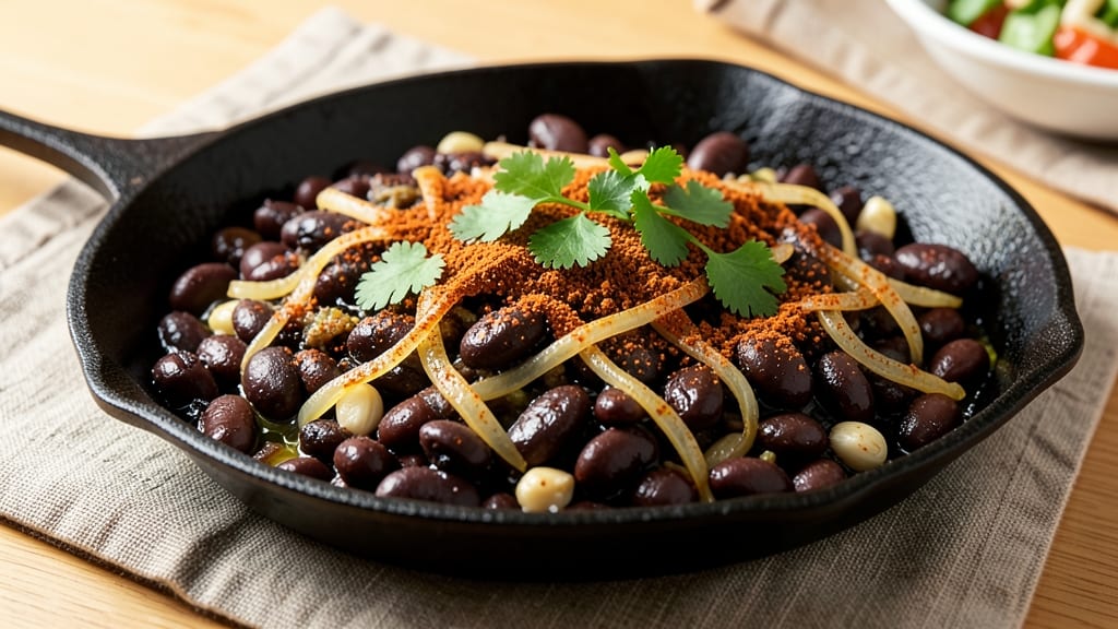 Bean Hash Recipe: Smoky Cumin and Crispy Tortilla Crunch in One Pan