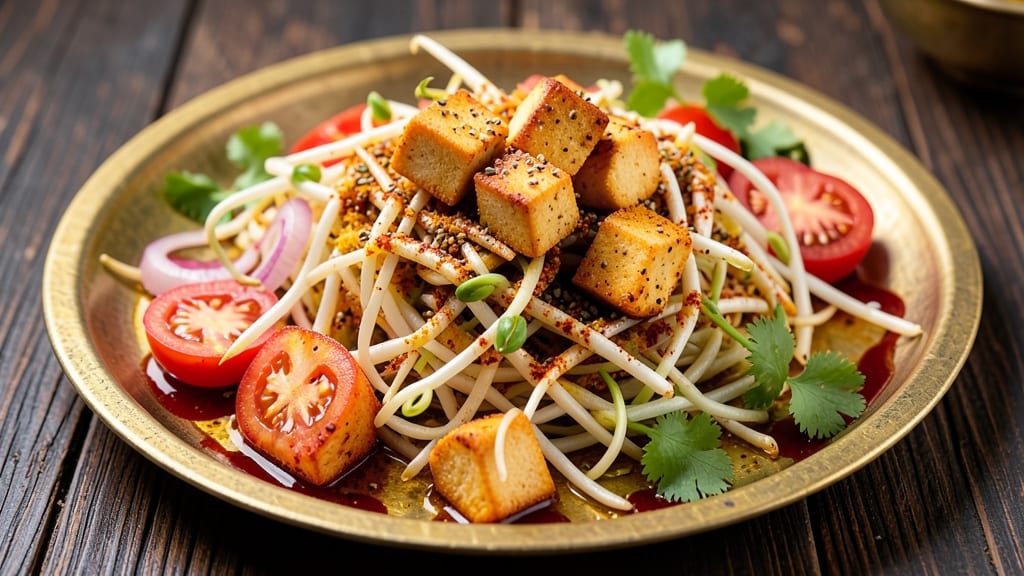 Bean Sprouts Indian Recipe: Spiced Turmeric and Cumin Crunch