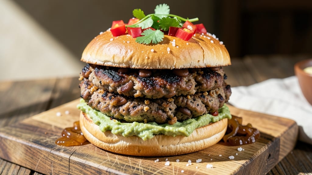 Baked Bean Burgers Recipe: Smoky Chipotle and Cilantro Crunch in Every Bite