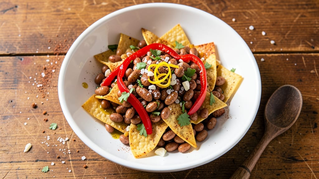 Bush's Picnic Kidney Beans Salad Recipe: Smoky Tortilla-Crusted Crunch With Herby Zing